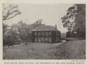 Hatt House, in der Nähe von Saltash, die Residenz des verstorbenen Generals Symons