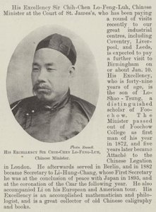 Seine Exzellenz Sir Chih-Chen Lo-Feng-Luh, chinesischer Minister