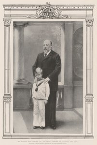 Seine Majestät König Edward VII. und Prinz Edward von Cornwall und York