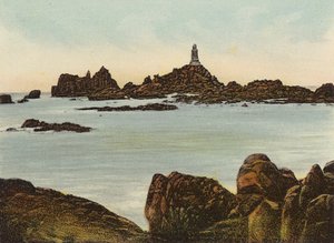 Jersey: Corbiere-Leuchtturm (Farbfoto) von English Photographer