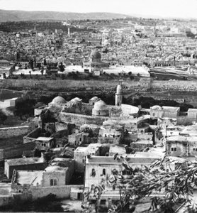 Jerusalem, die Heilige Stadt, Ziel der Kreuzfahrer, für immer von den Türken befreit, 1917