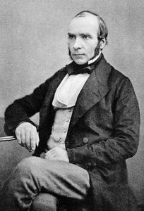John Snow (1813-1858), englischer Arzt, bekannt für seine Arbeit in der Epidemiologie, Autotypie 1856, veröffentlicht 1887 (Autotypie)