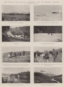 König Edwards Chile-Argentinien-Schiedsverfahren, mit der Grenzkommission von English Photographer