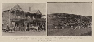 Ladysmith, wo Sir George White tapfer standhält