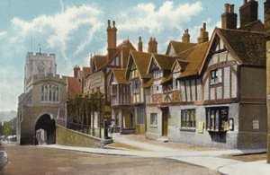 Leycester Hospital und Westtor, Warwick von English Photographer