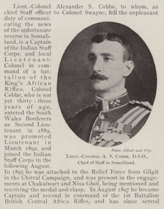 Oberstleutnant A. S. Cobbe, DSO, Stabschef in Somaliland von English Photographer