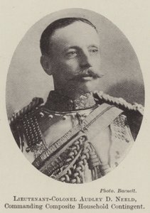 Oberstleutnant Audley D. Neeld, Kommandant des Composite Household Contingent von English Photographer