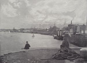 Limerick, Docks und Kathedrale von English Photographer
