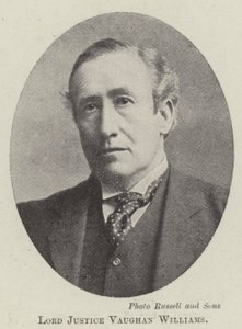 Lord Justice Vaughan Williams von English Photographer