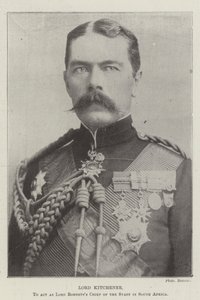 Lord Kitchener, als Stabschef von Lord Roberts in Südafrika tätig von English Photographer