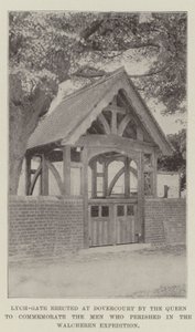 Lych-Tor in Dovercourt errichtet von der Königin zum Gedenken an die Männer, die in der Walcheren-Expedition umkamen von English Photographer
