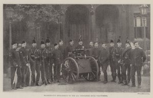 Maschinengewehrabteilung der 22. Middlesex Rifle Volunteers von English Photographer