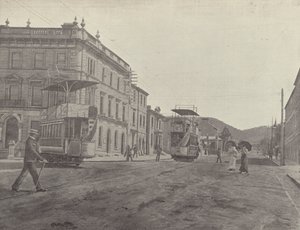 Macquarie Street, Blick von der Kathedrale, Hobart