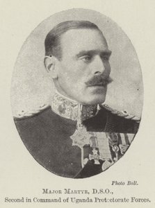 Major Martyr, DSO, Stellvertretender Kommandeur der Uganda-Schutztruppen von English Photographer