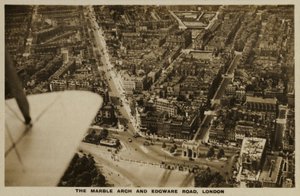 Marble Arch, Edgware Road, London, Luftaufnahme von English Photographer