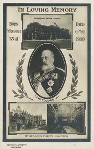 Gedenkkarte für König Edward VII