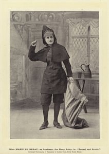 Miss Marie Du Bedat als Sandmann, die Schlaf-Fee, in Hänsel und Gretel von English Photographer
