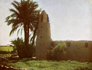 Moschee in Medamut (Vorort von Theben) von English Photographer