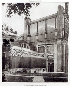 Haus von Mr. Alma Tadema, Nordseite, 34 Grove End Road, London von English Photographer