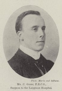 Herr C Gibbs, FRCS, Chirurg des Langman-Hospitals von English Photographer