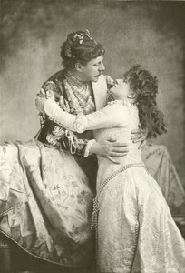 Mr Clyffe und Miss Lingard als Romeo und Julia (Gravur) von English Photographer