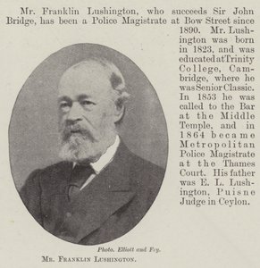 Mr. Franklin Lushington