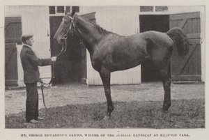 Mr George Edwardess Santoi, Gewinner des Jubiläums-Handicaps im Kempton Park von English Photographer