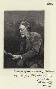 Herr George Meredith von English Photographer