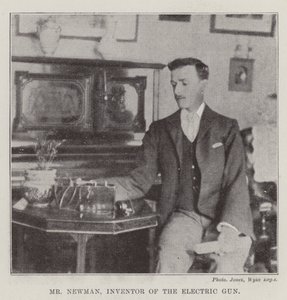 Mr Newman, Erfinder der Elektrischen Kanone von English Photographer