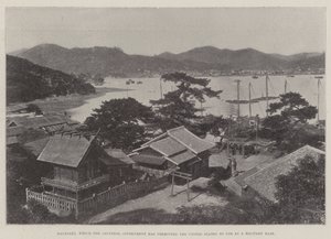 Nagasaki, das die japanische Regierung den Vereinigten Staaten als Militärbasis gestattet hat von English Photographer
