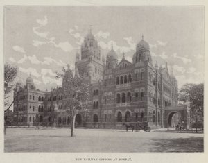 Neue Eisenbahnbüros in Bombay