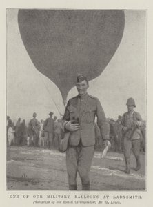 Einer unserer Militärballons in Ladysmith von English Photographer