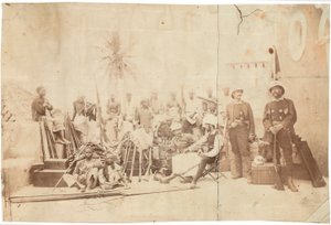 Fotografie aus einem Album von Henry Morton Stanley