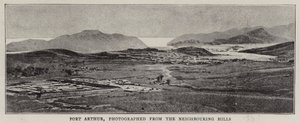 Port Arthur, fotografiert von den benachbarten Hügeln