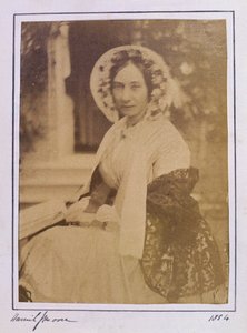 Porträt von Harriet Jane Moore (1801-84) 1854 von English Photographer