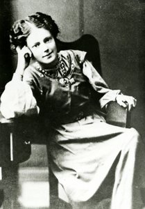 Porträt von Mary Eleanor Gawthorpe, ca. 1909 von English Photographer