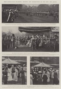 Nach-Krönungs-Ereignisse, Überprüfungen und Auszeichnungen durch den König und die Königin von English Photographer