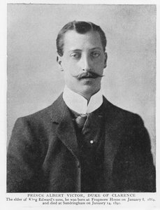 Prinz Albert Victor, Herzog von Clarence und Avondale (1864-92) von English Photographer