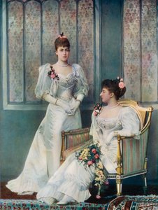 Prinzessin Victoria von Wales und Prinzessin Charles von Dänemark