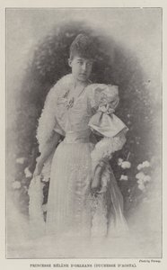 Prinzessin Helene von Orléans (Herzogin von Aosta) von English Photographer