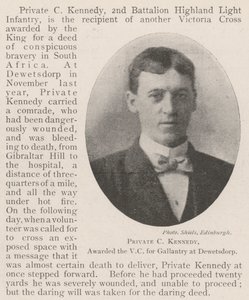 Private C. Kennedy, ausgezeichnet mit dem VC für Tapferkeit in Dewetsdorp von English Photographer