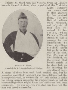 Private C Ward, ausgezeichnet mit dem VC für Tapferkeit bei Lindley von English Photographer