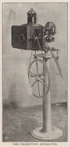 Projektionsapparat von R W Paul, Erfinder des Kinetoskops von English Photographer