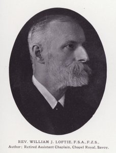 Prominente Männer von London: Rev William J Loftie von English Photographer