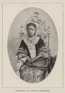 Ranavalona III., Königin von Madagaskar von English Photographer