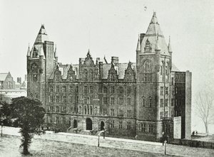 Royal College of Music: Außenansicht, 1894 von English Photographer