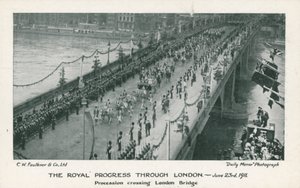 Königlicher Umzug über die London Bridge