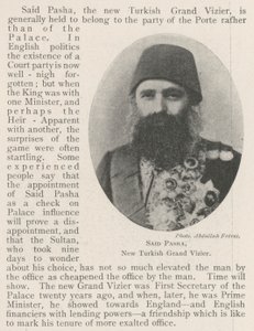 Said Pascha, neuer türkischer Großwesir
