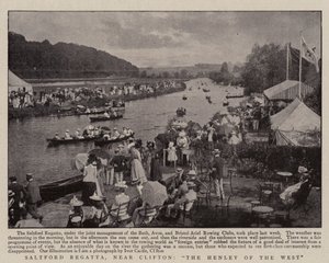 Saltford-Regatta, nahe Clifton, das Henley des Westens von English Photographer