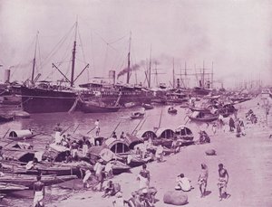 Schifffahrt im Hooghly, Kalkutta von English Photographer